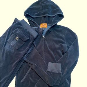 Juicy Couture Vintage Tracksuit Y2K Black Sz Small